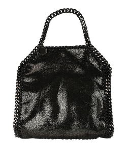 Tiny Falabella, Faux Leather, Black, MII, DB, 3* HB - Stella McCartney